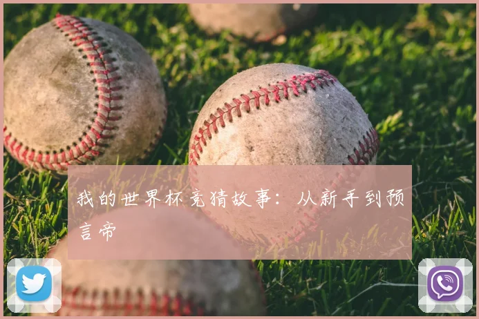 我的世界杯竞猜故事：从新手到预言帝